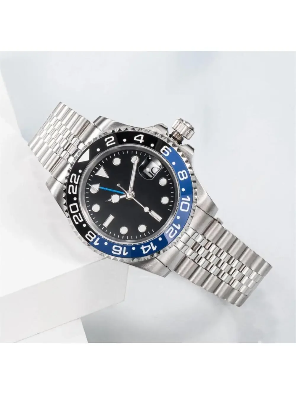 Men's Stainless Steel Mechanical Watch with Sapphire Crystal stock 139